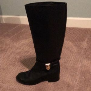 Michael Kors Riding Boots-Black